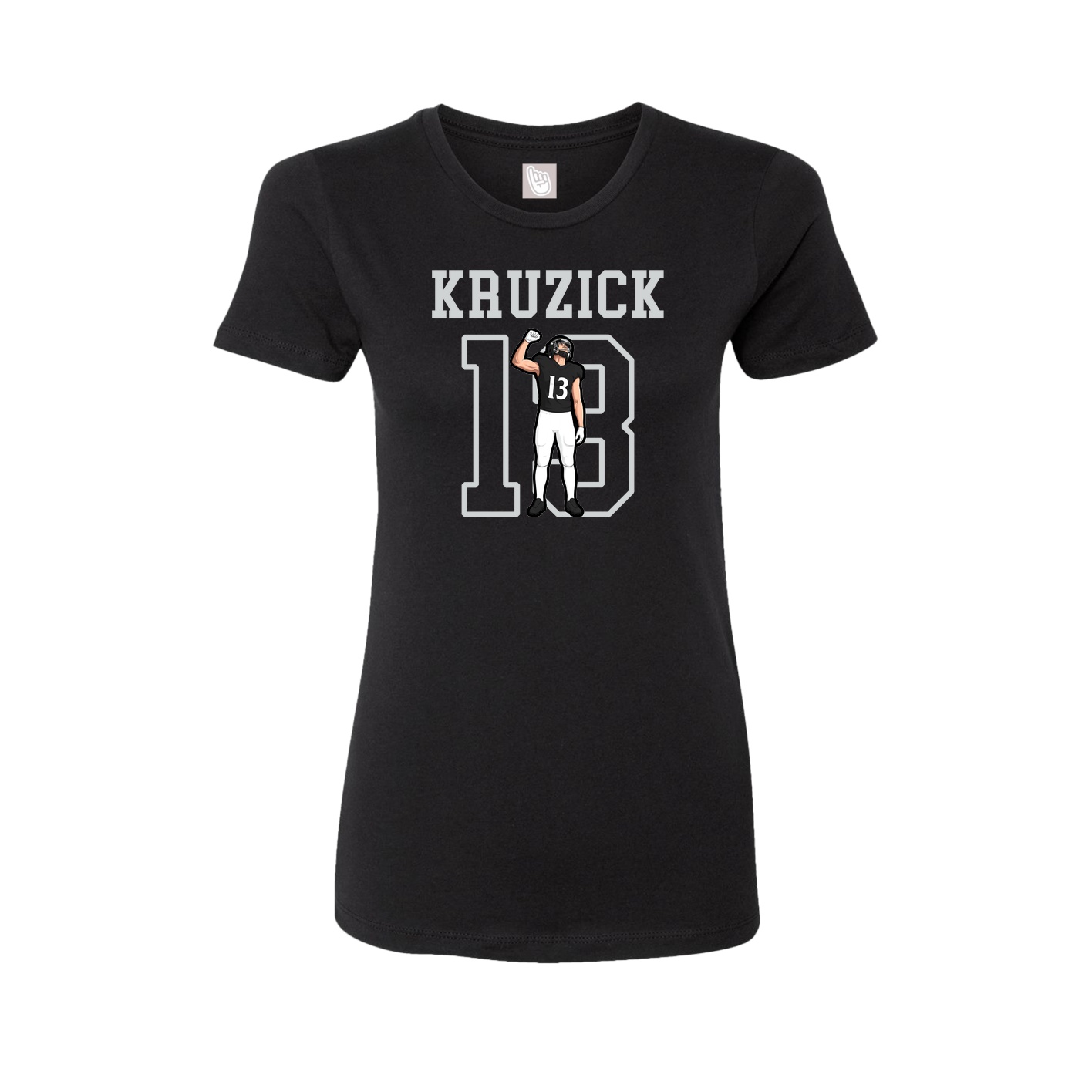 Fitted Women's Tee — Shirsey in Black
