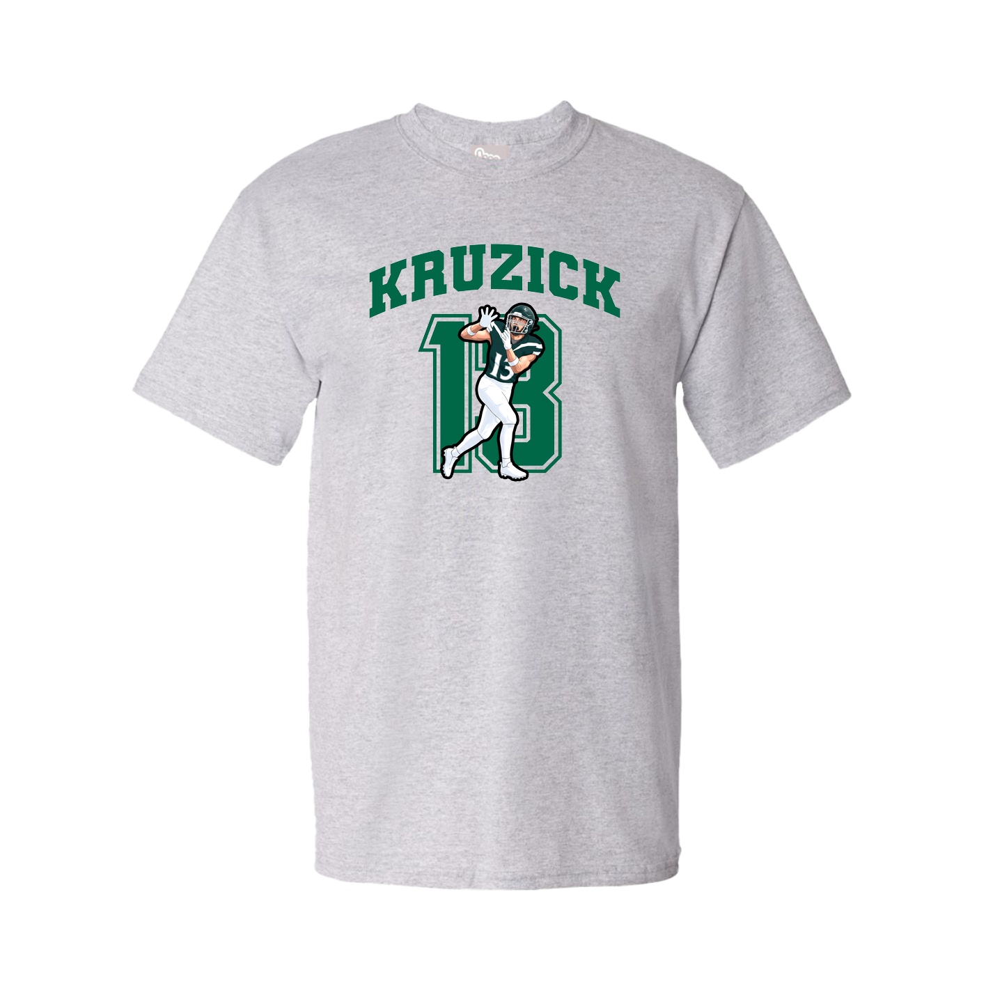 Youth Tee — Number in Grey