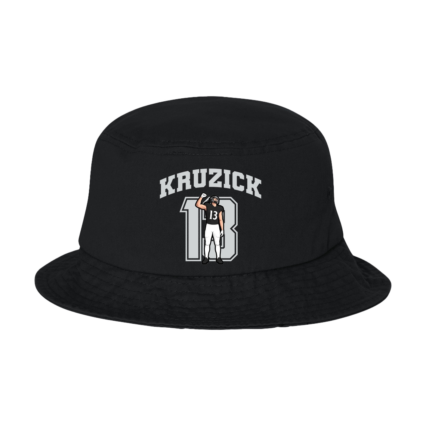 Bucket Cap — Number in Black
