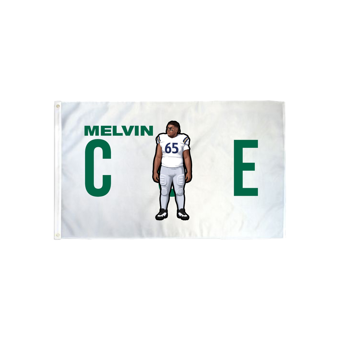 3x5 Flag — Player Name in Classic