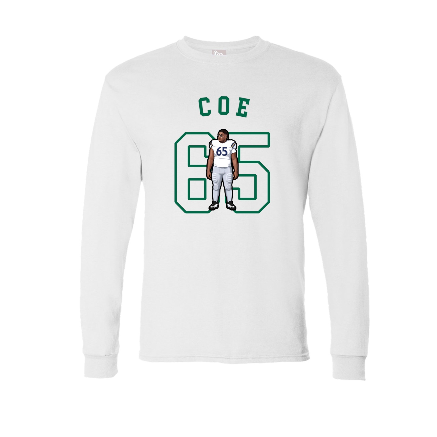 Long Sleeve Tee — Shirsey Arch in White