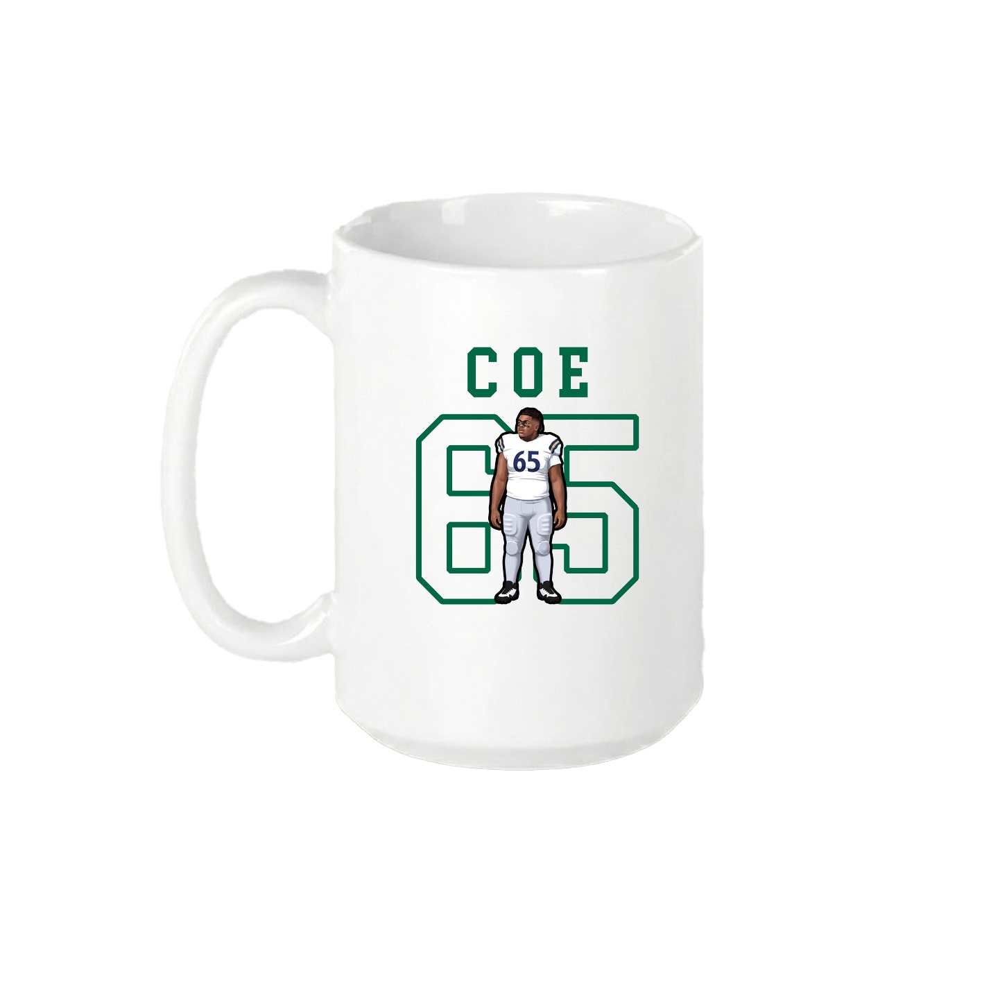 15oz Coffee Mug — Shirsey in White