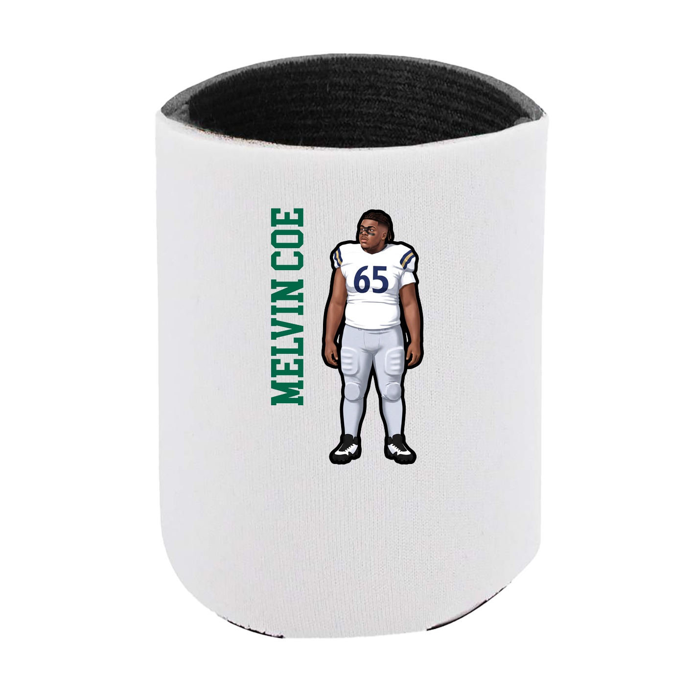 Can Holder — Name Vertical in White