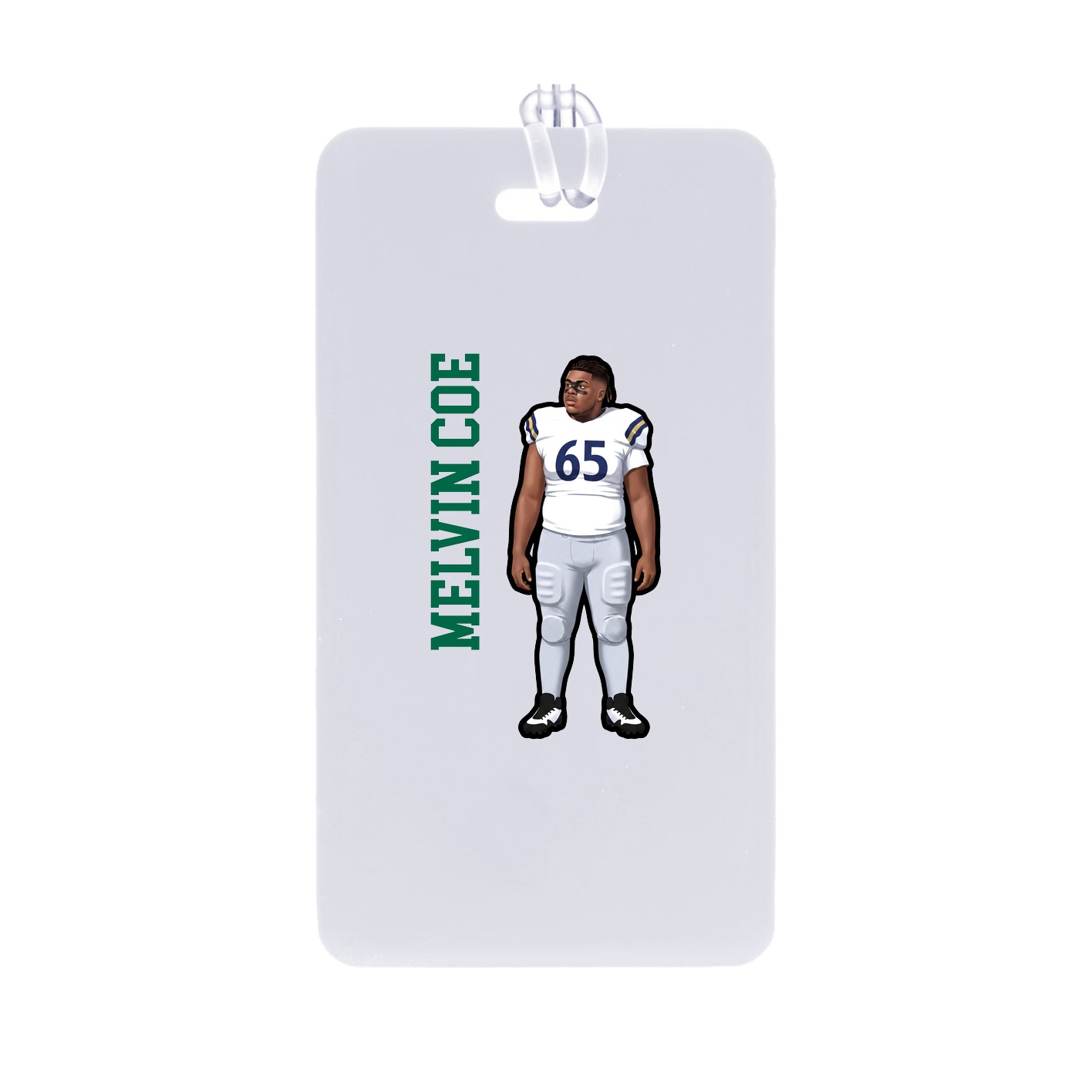 Bag Tag — Name Vertical in Classic