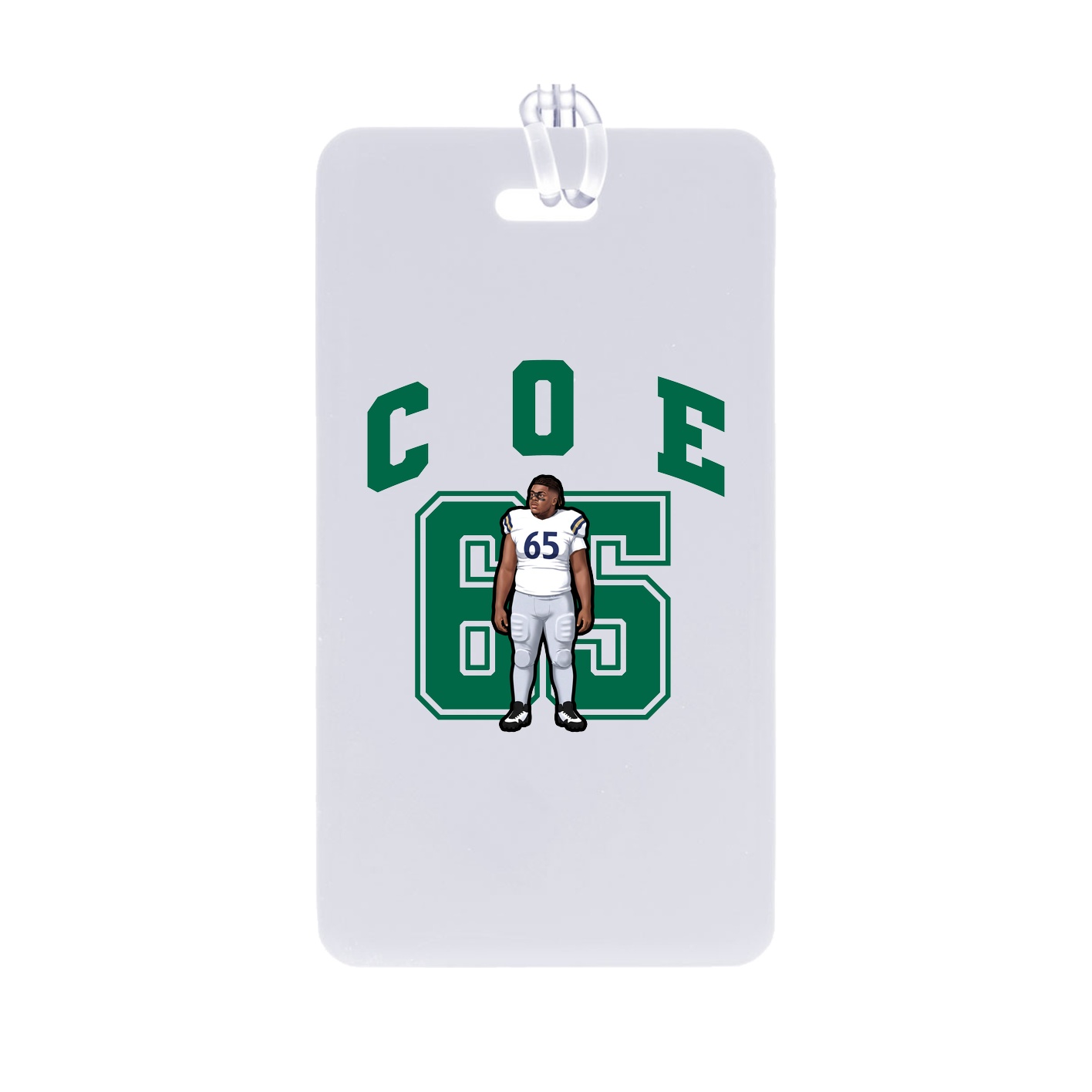 Bag Tag — Number in Classic