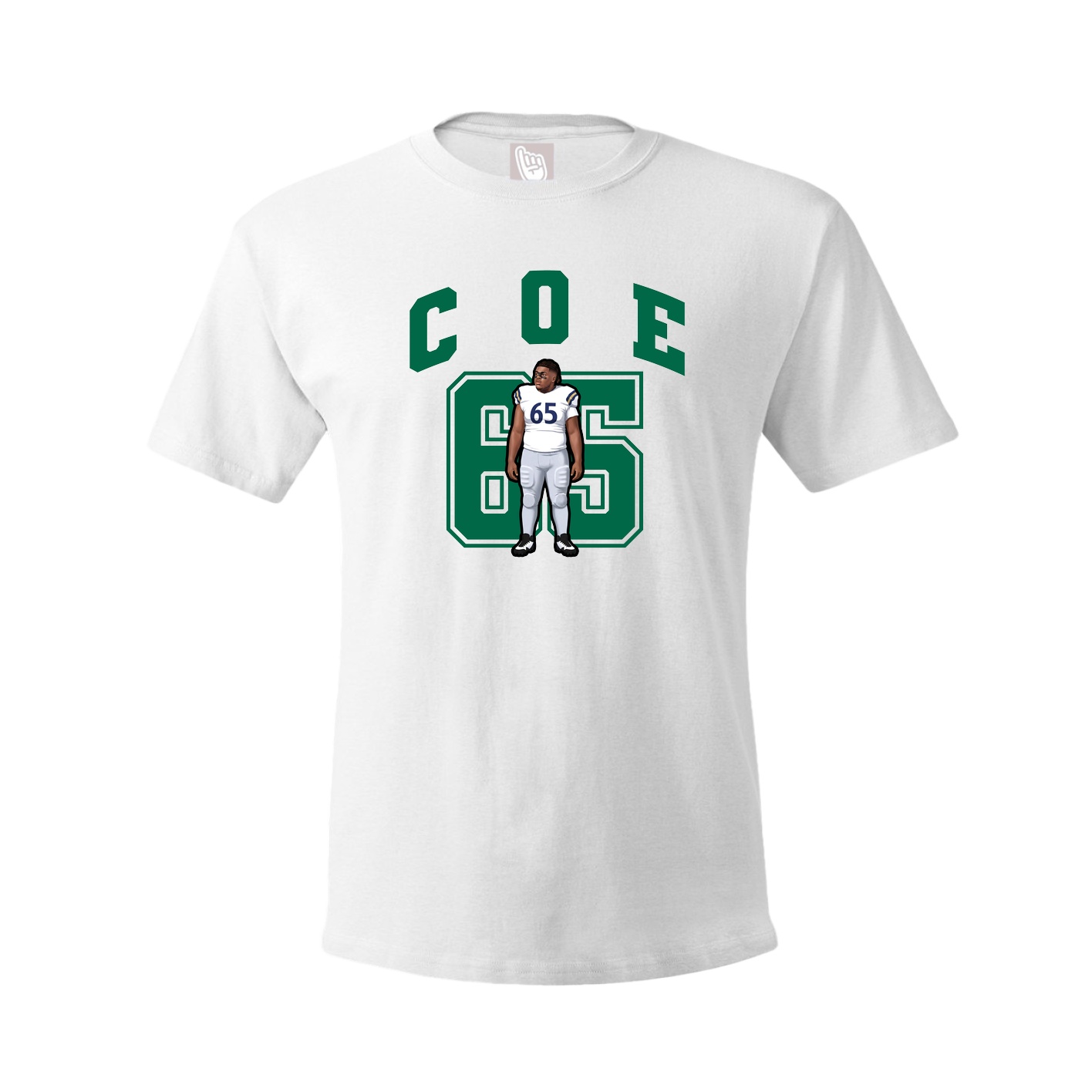 Tee — Number in White