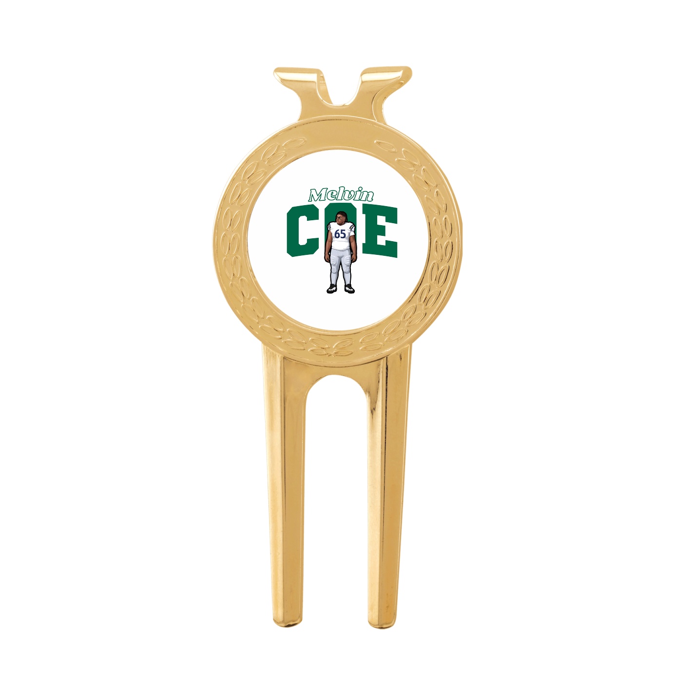 Divot Tool with Ball Marker — Name Arch in Classic