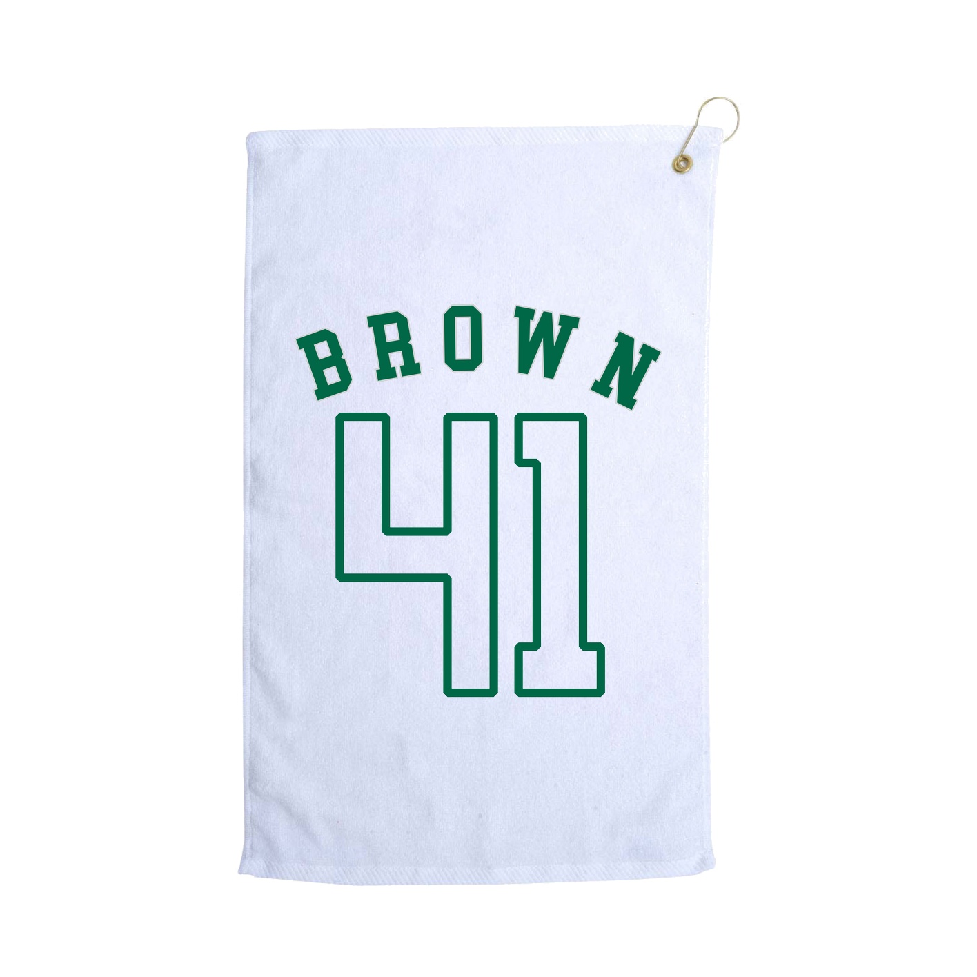 Golf Towel — Shirsey Arch in White
