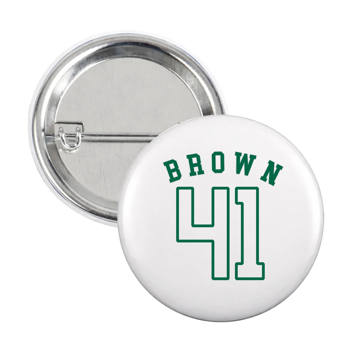 Game Day Button — Shirsey Arch in White