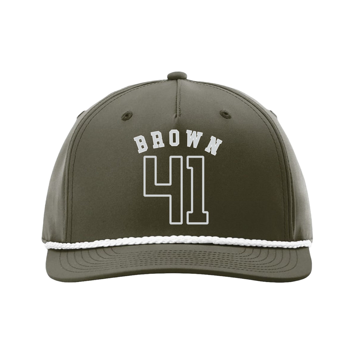 Five-Panel Classic Rope Cap — Shirsey Arch in Green