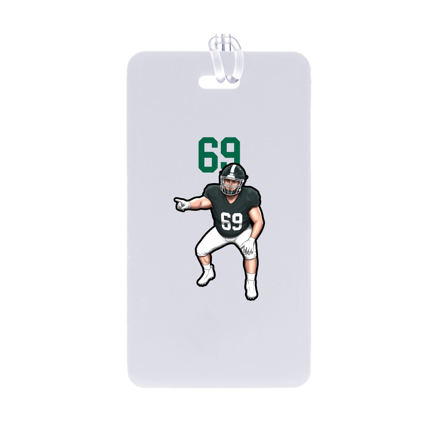 Bag Tag — Number Top in Classic