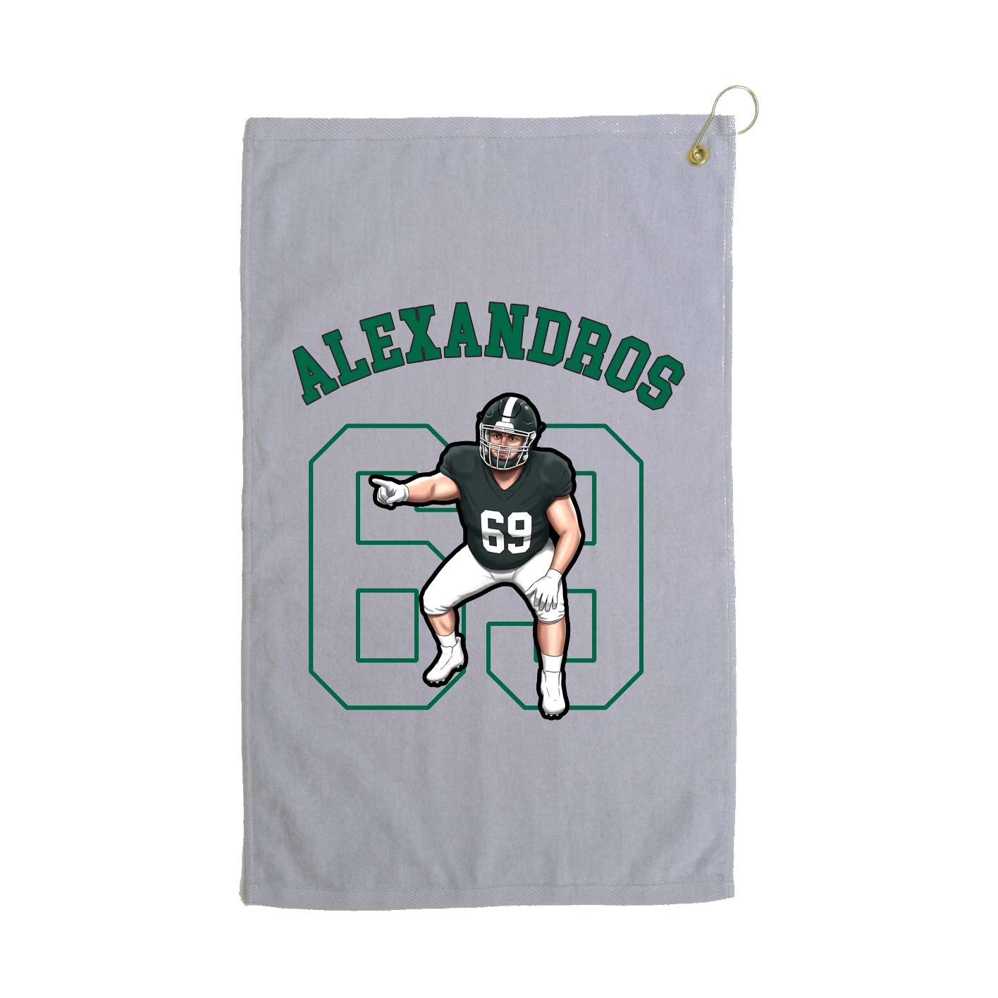 Golf Towel — Shirsey Arch in Grey