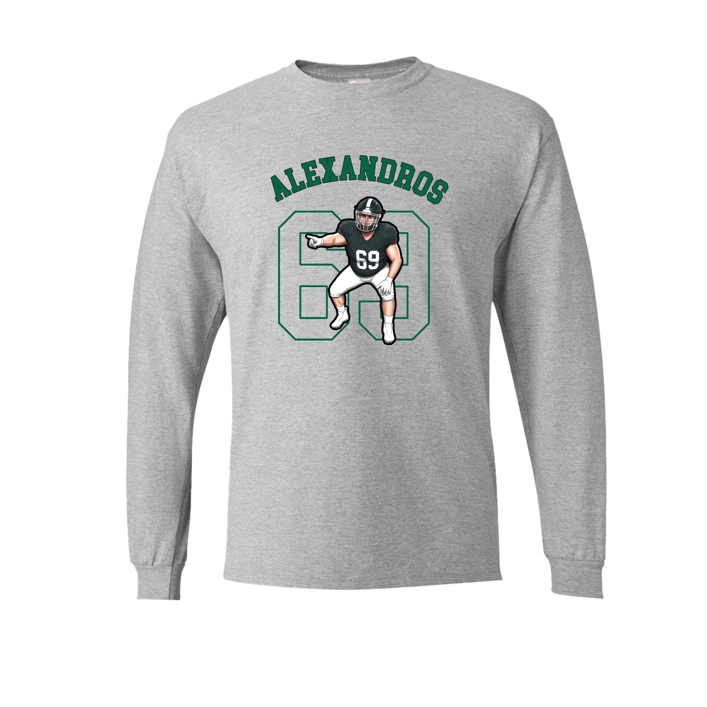 Long Sleeve Tee — Shirsey Arch in Grey