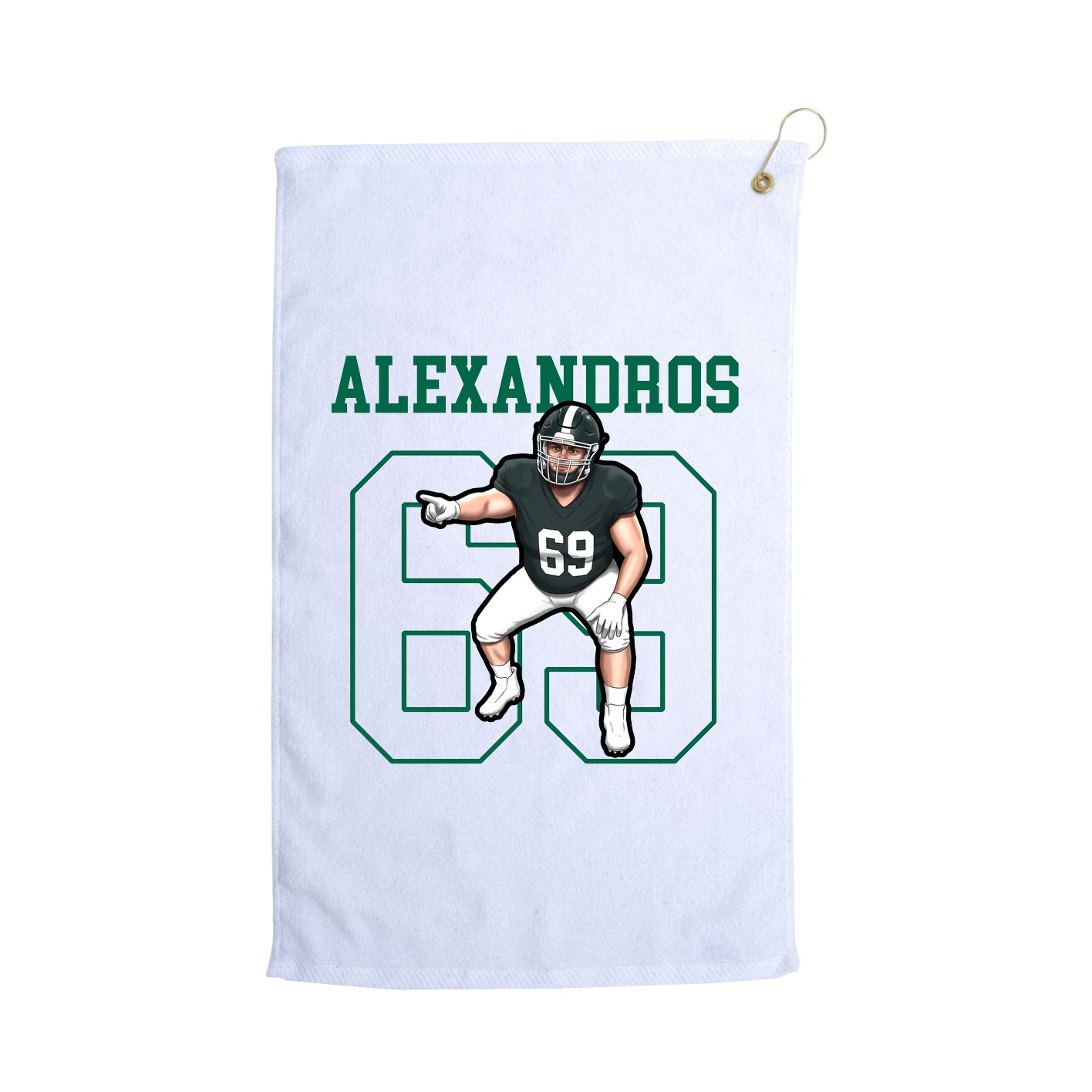 Golf Towel — Shirsey in White
