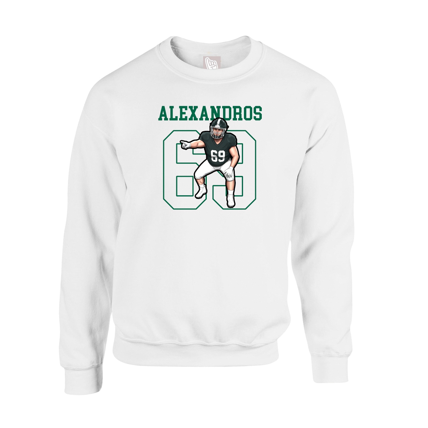 Fleece Crew — Shirsey in White
