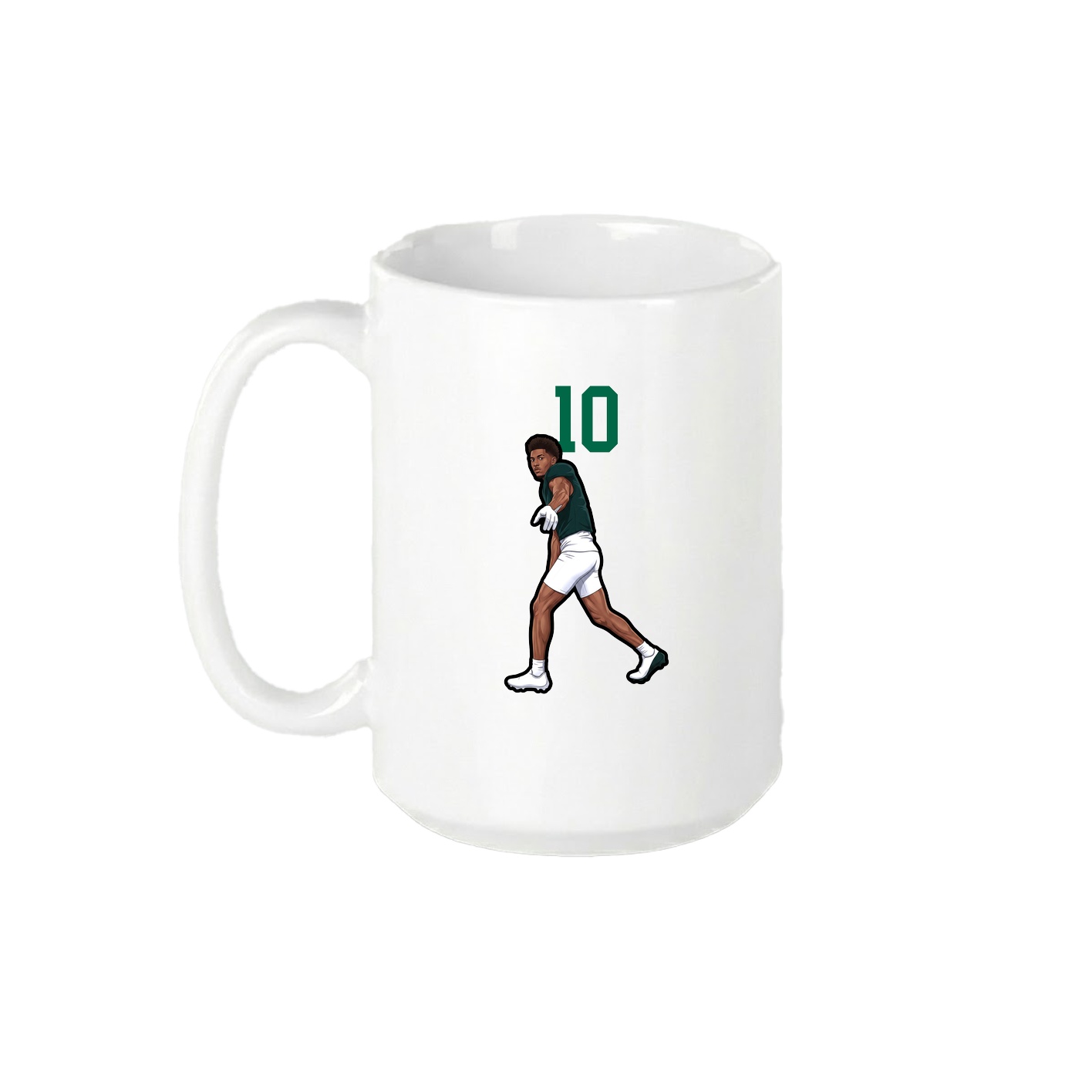 15oz Coffee Mug — Number Top in White