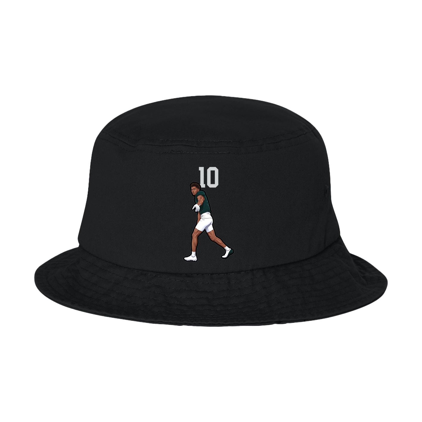 Bucket Cap — Number Top in Black