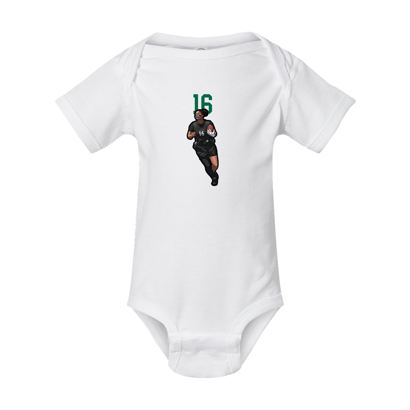 Baby Onesie — Number Top in White