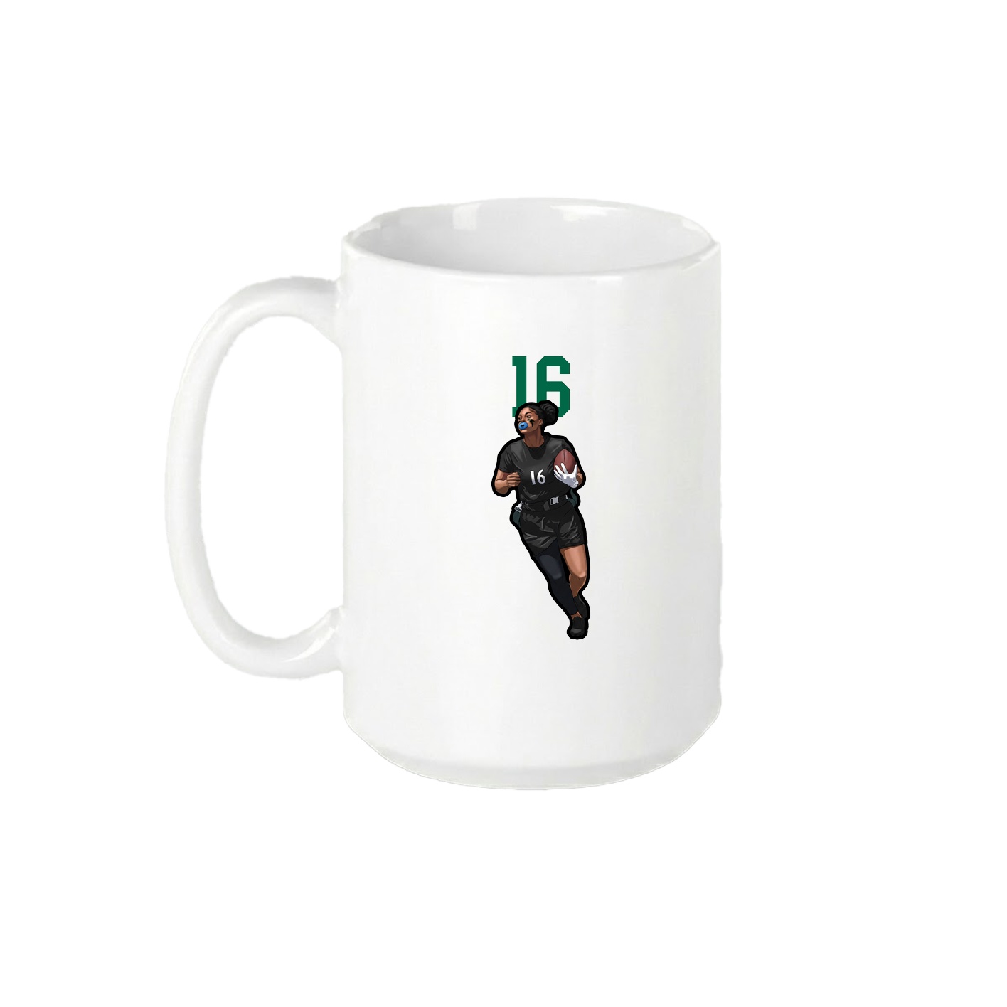 15oz Coffee Mug — Number Top in White