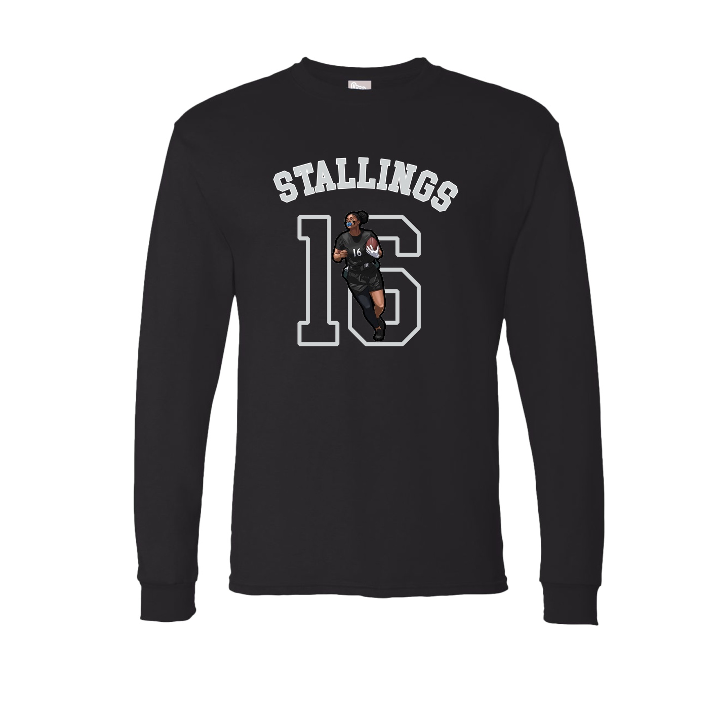 Long Sleeve Tee — Shirsey Arch in Black