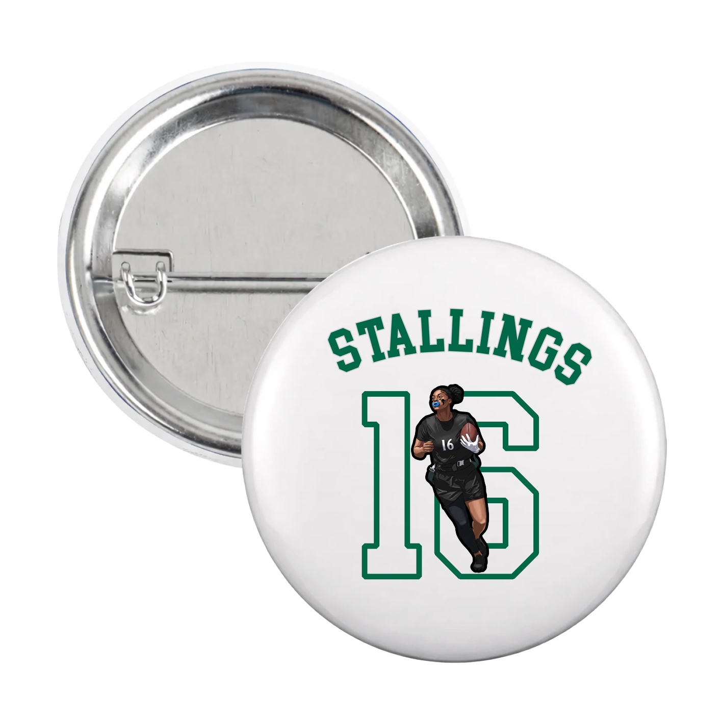 Game Day Button — Shirsey Arch in White