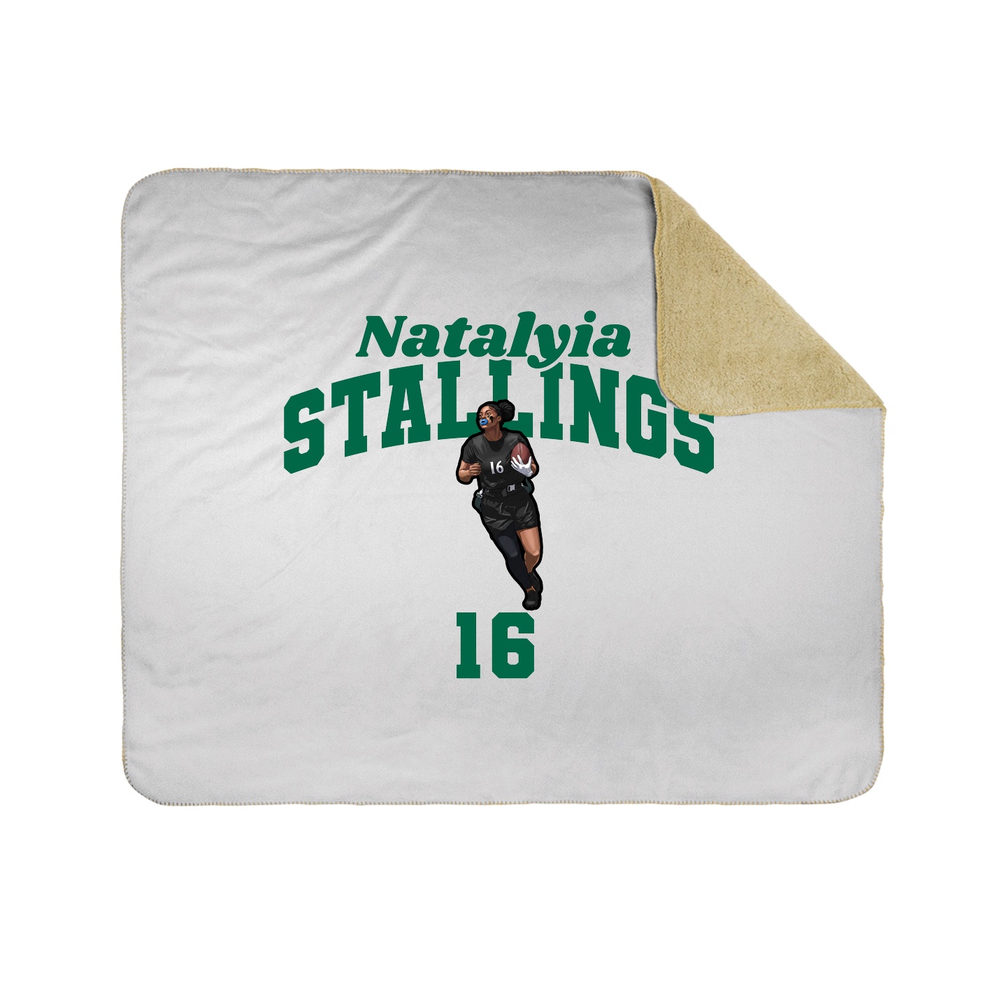 Throw Blanket — Signature Arch in White
