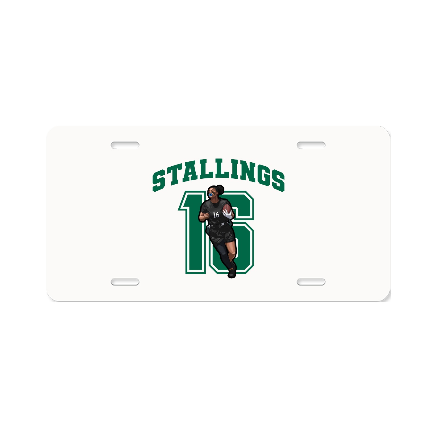 License Plate — Number in Classic
