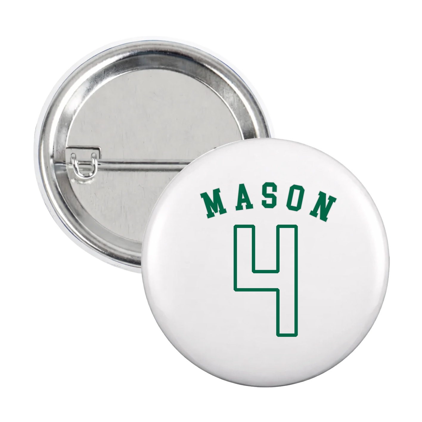 Game Day Button — Shirsey Arch in White