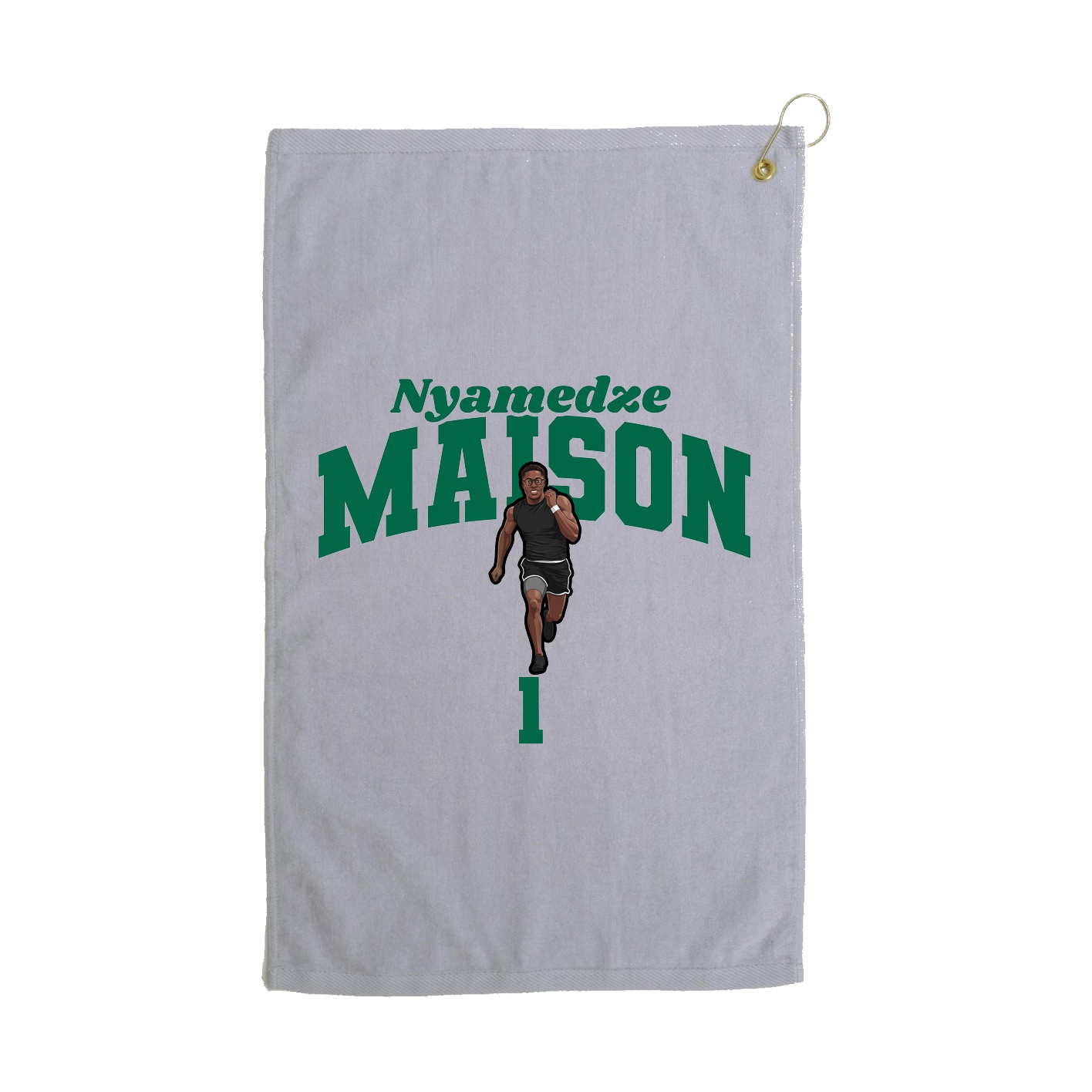 Golf Towel — Signature Arch in Grey