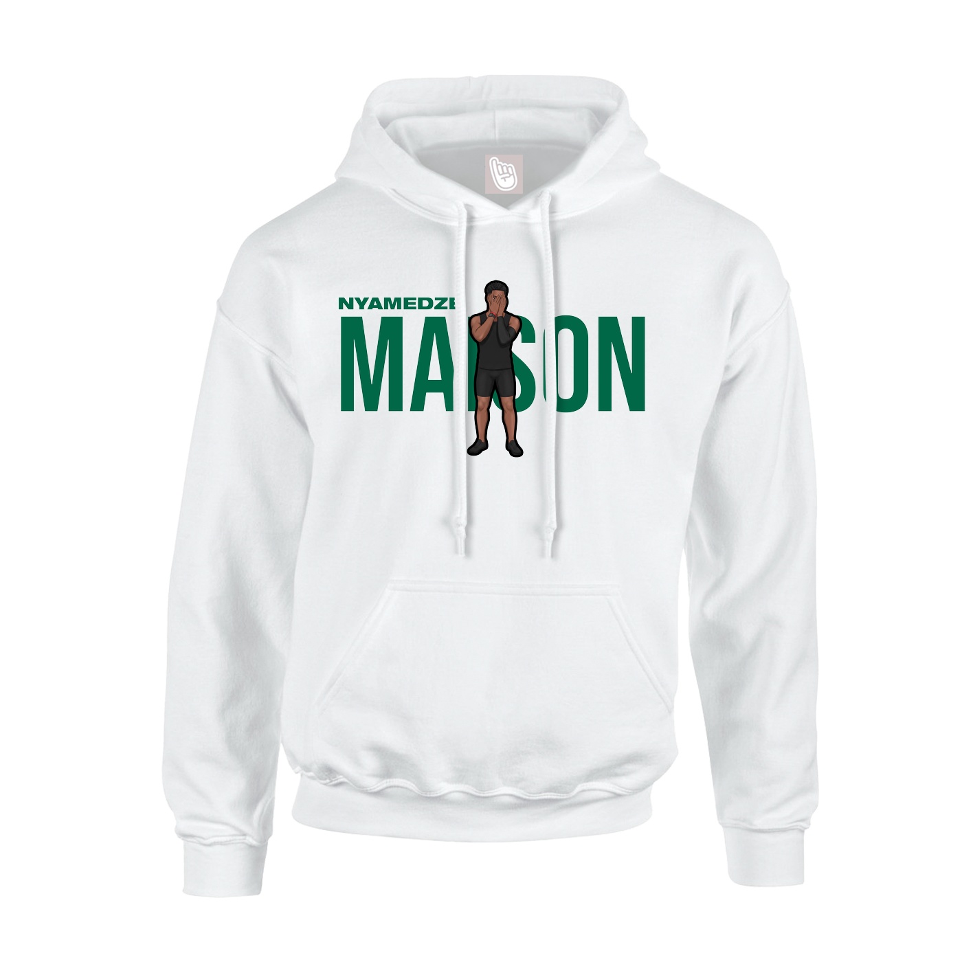 Youth Hoodie — Player Name in White