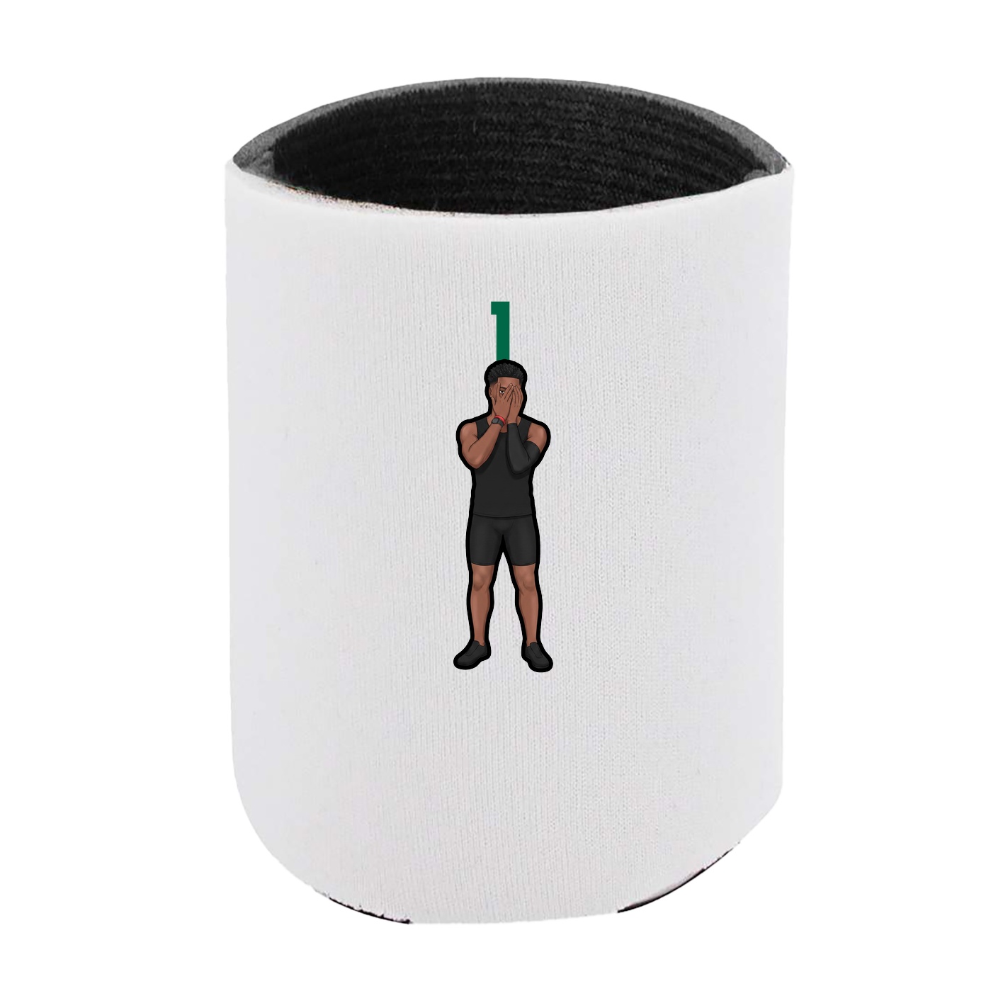 Can Holder — Number Top in White