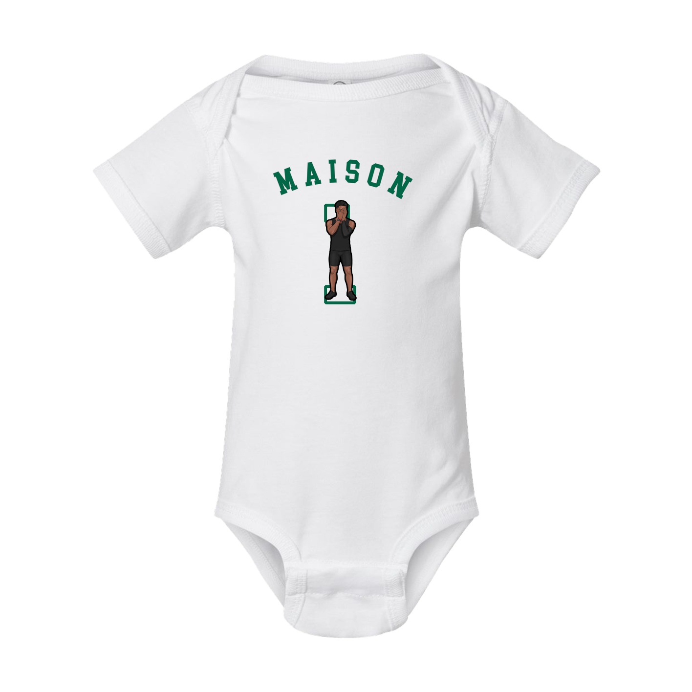 Baby Onesie — Shirsey Arch in White