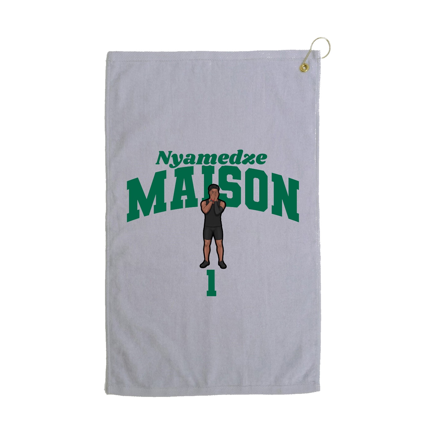 Golf Towel — Signature Arch in Grey