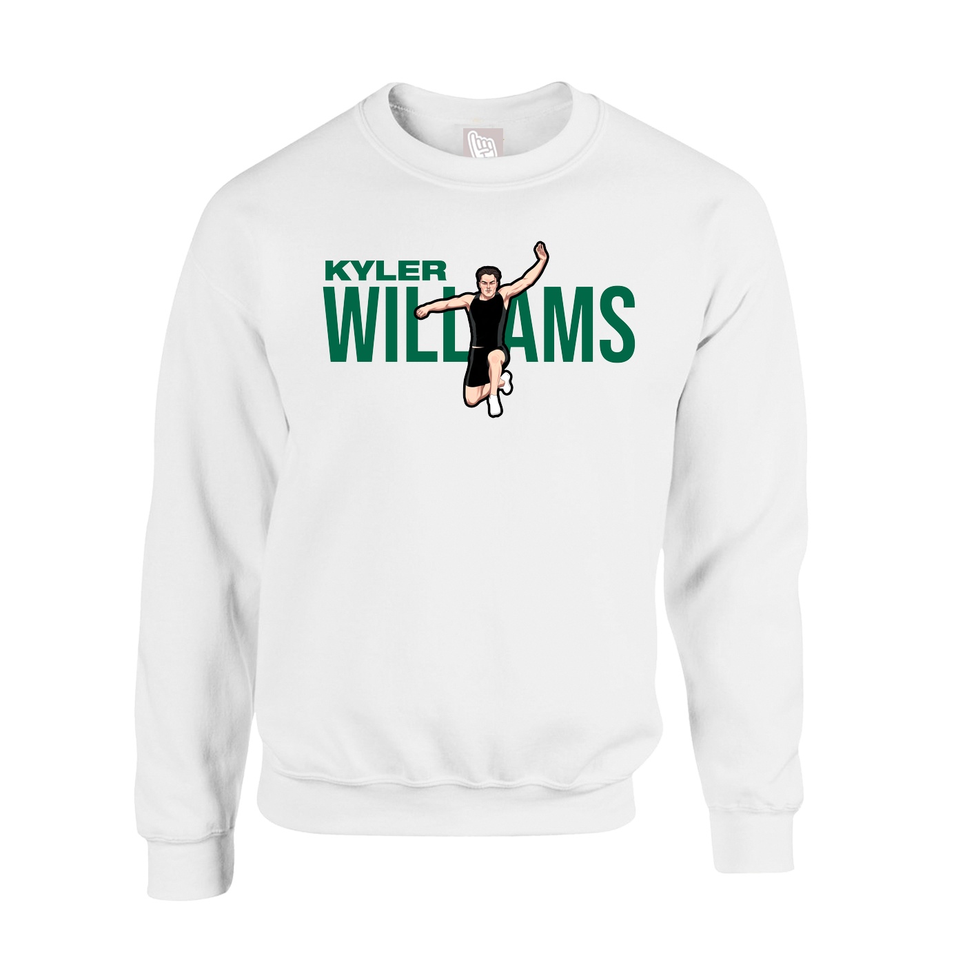 Fleece Crew — Player Name in White