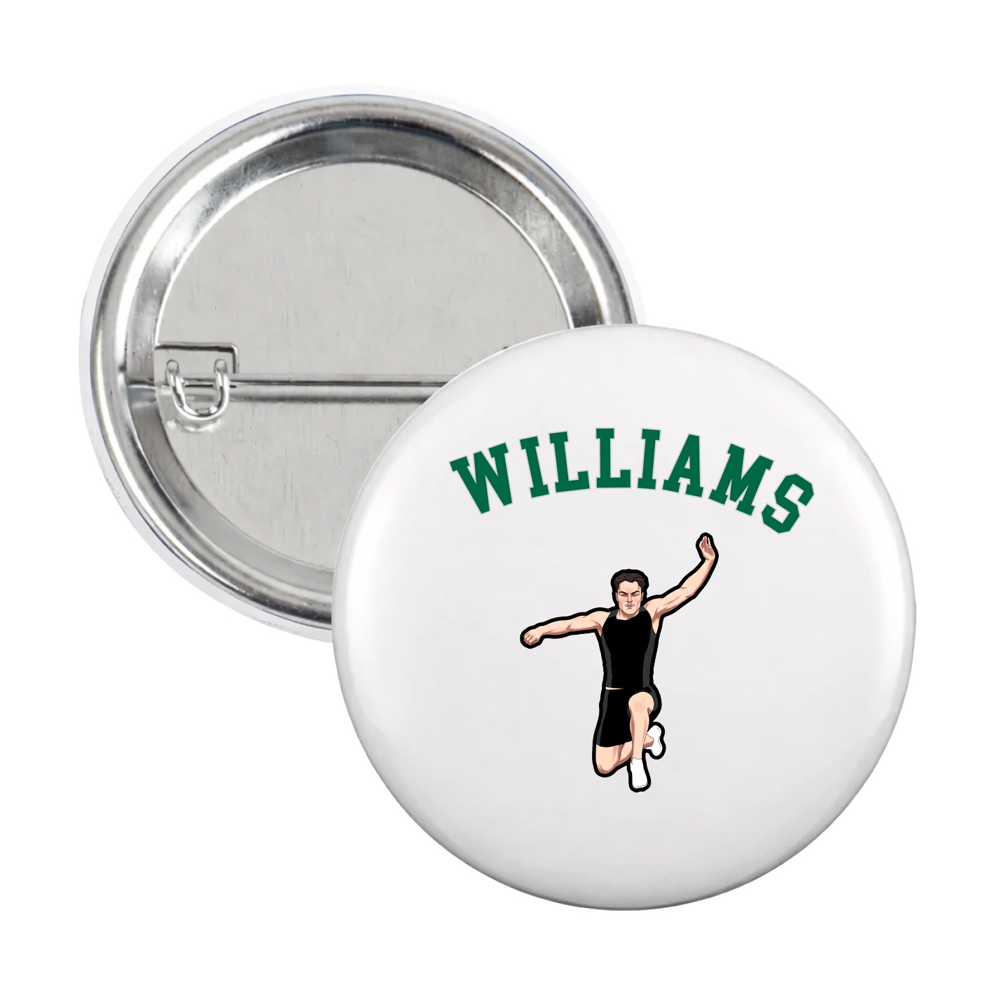 Game Day Button — Shirsey Arch in White
