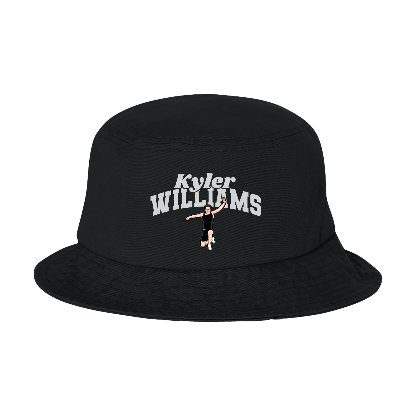 Bucket Cap — Signature Arch in Black