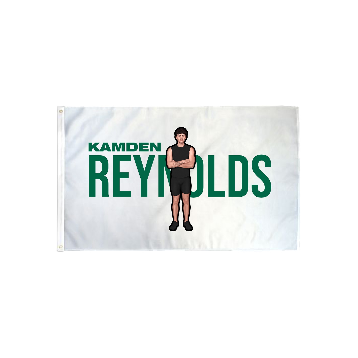 3x5 Flag — Player Name in Classic
