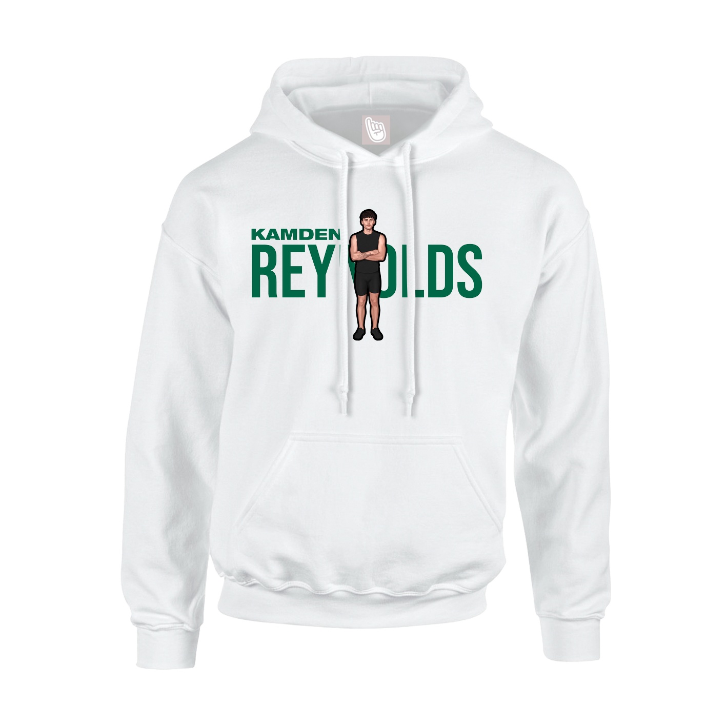 Hoodie — Player Name in White