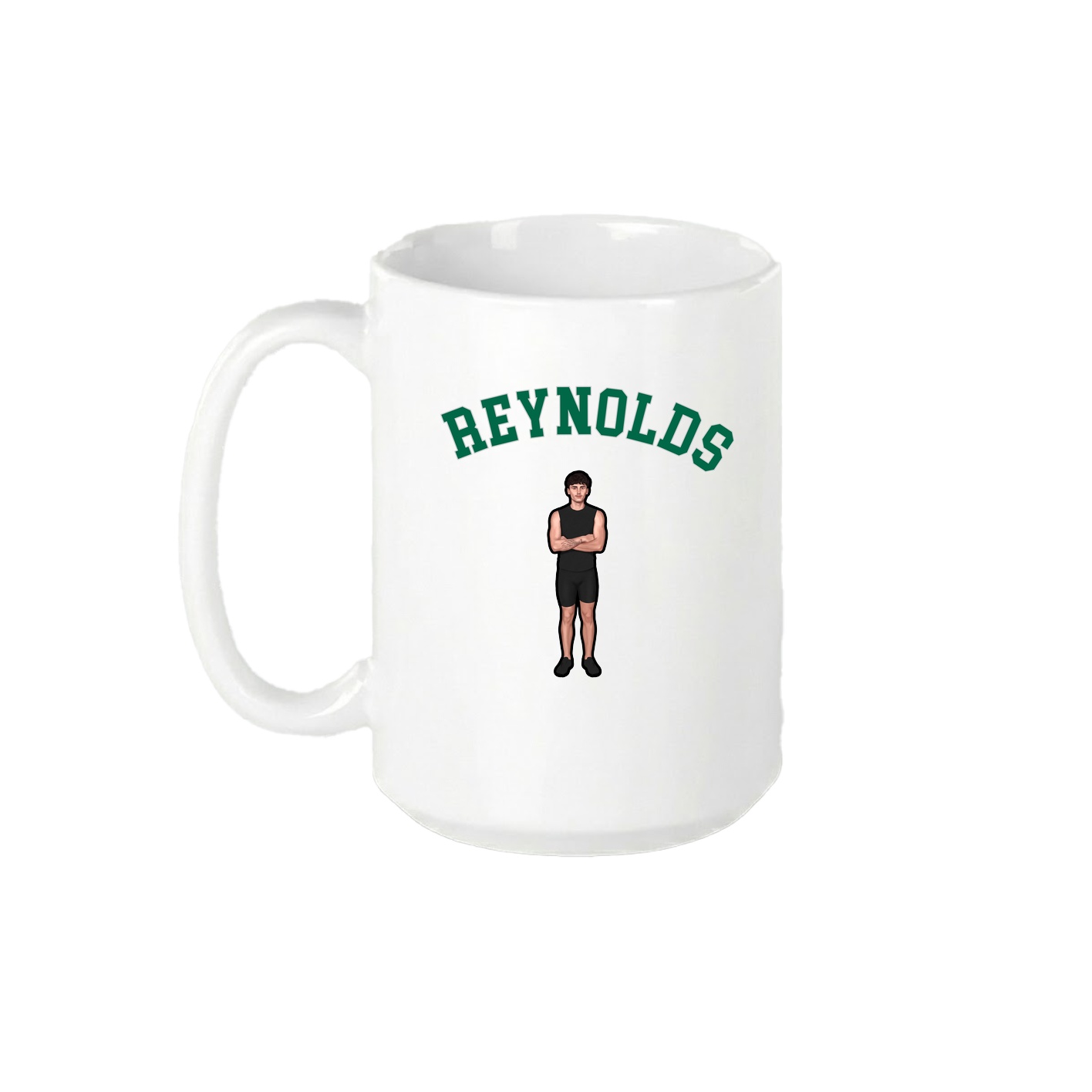 15oz Coffee Mug — Shirsey Arch in White