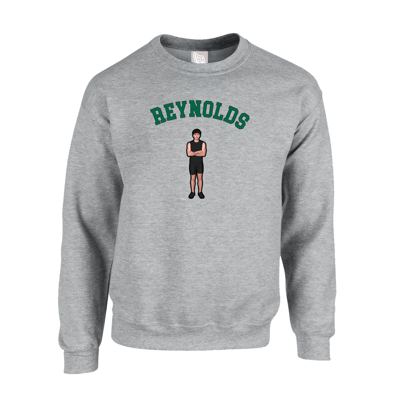 Fleece Crew — Shirsey Arch in Grey