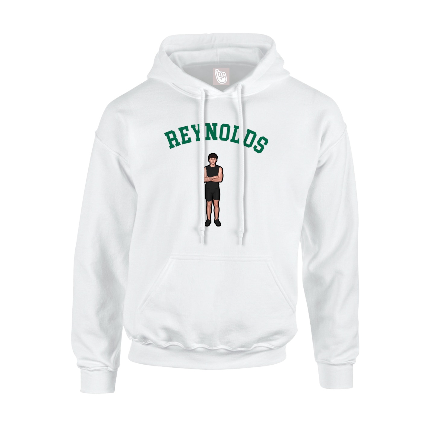 Youth Hoodie — Shirsey Arch in White
