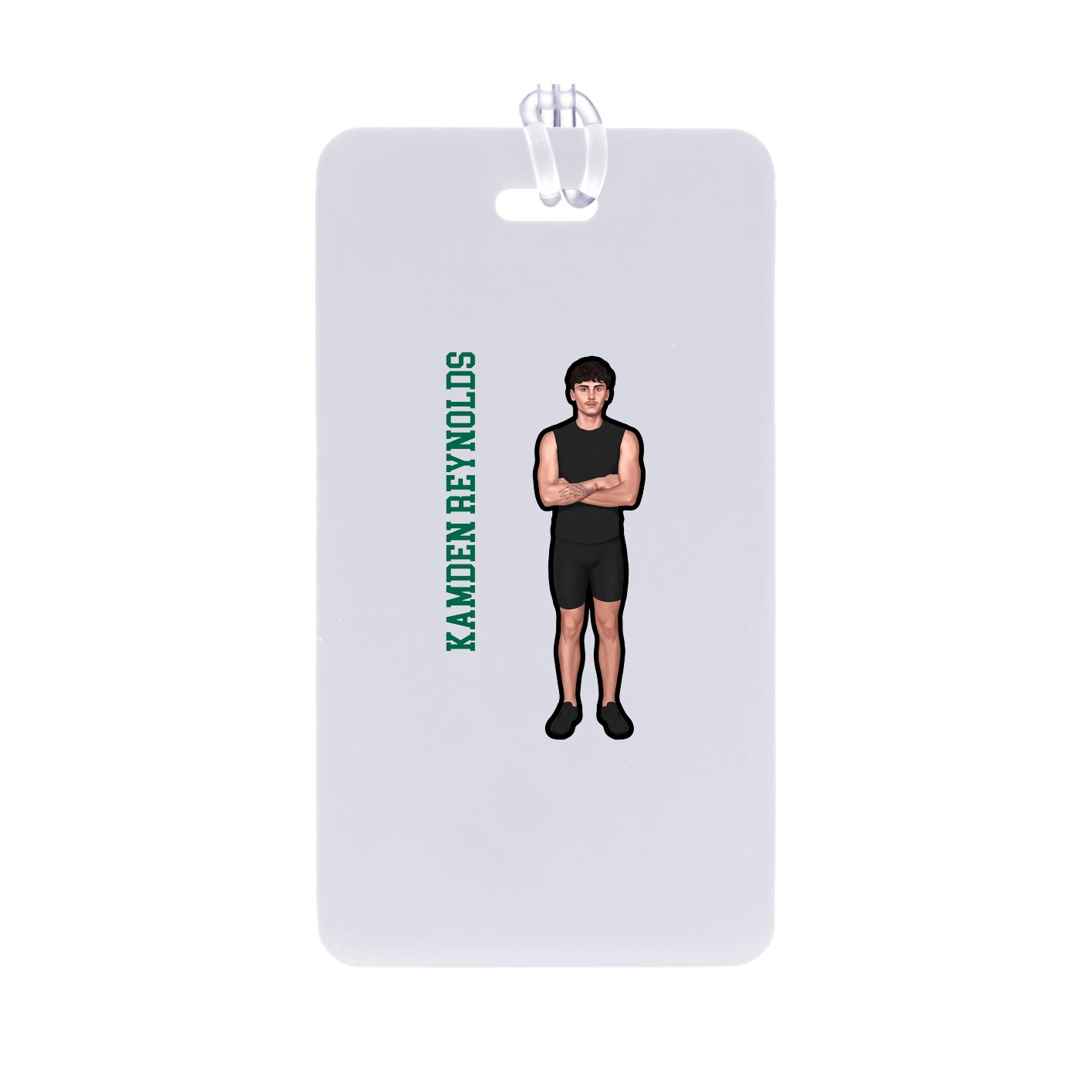 Bag Tag — Name Vertical in Classic
