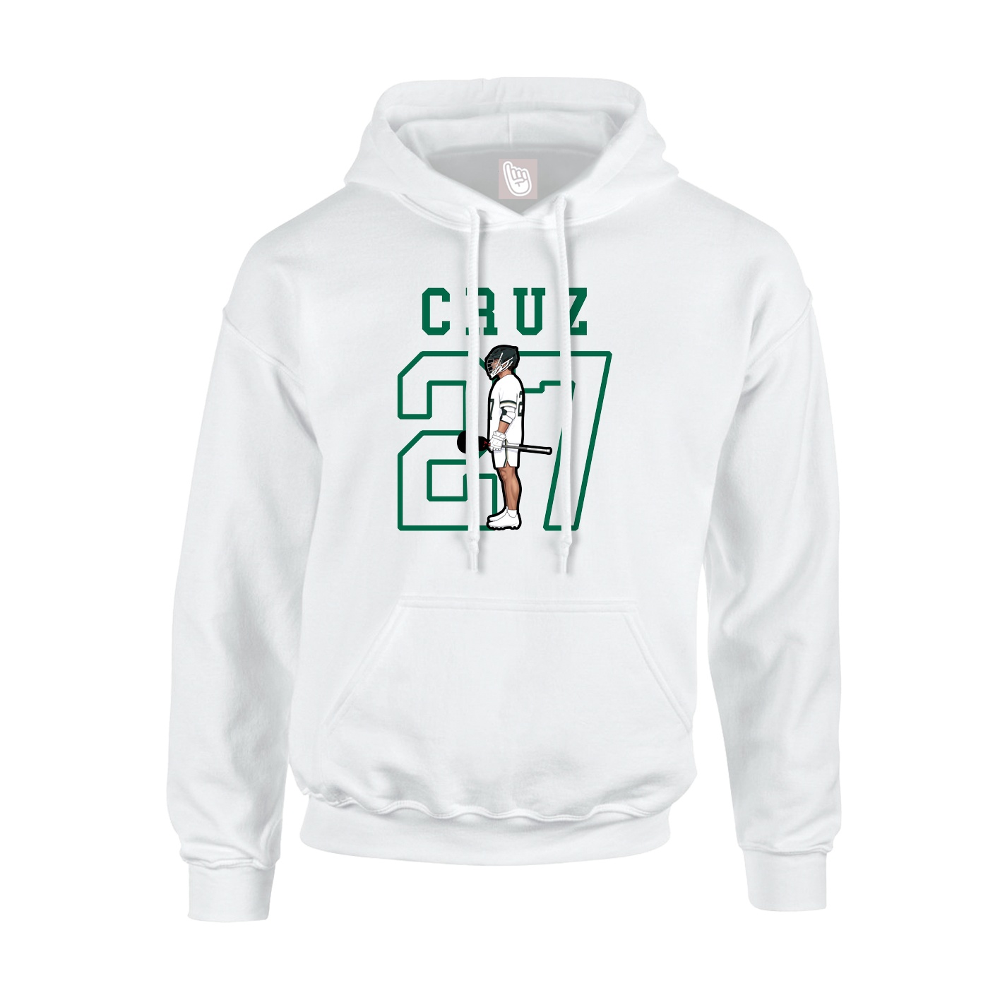 Hoodie — Shirsey in White