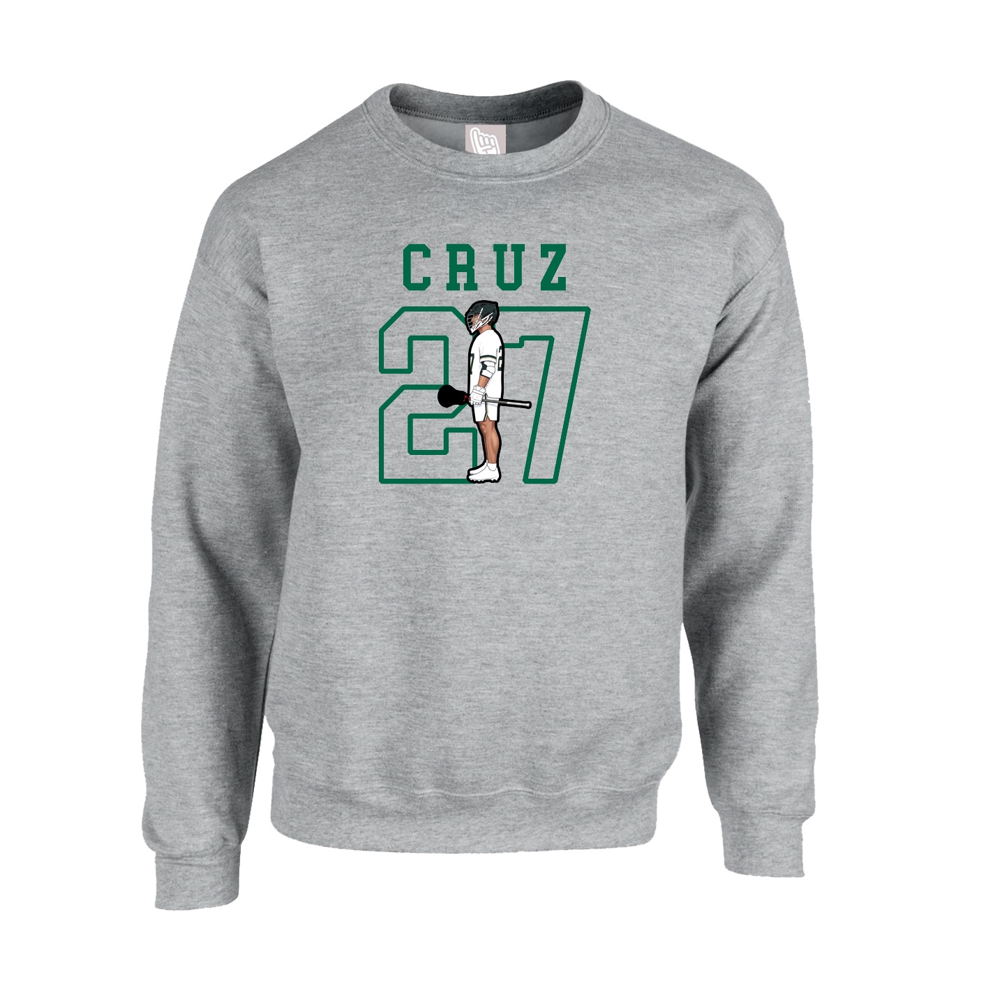 Fleece Crew — Shirsey in Grey
