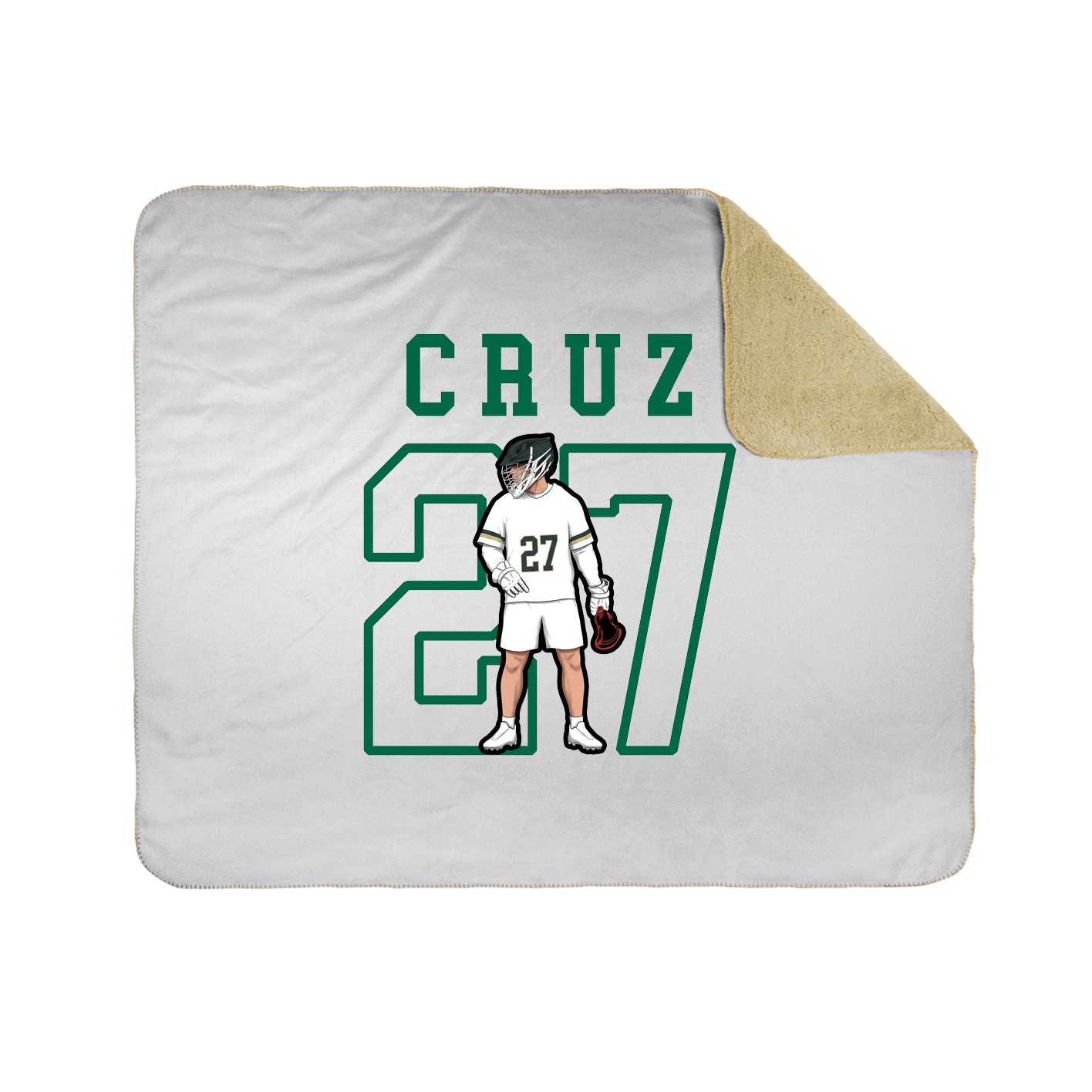 Throw Blanket — Shirsey in White