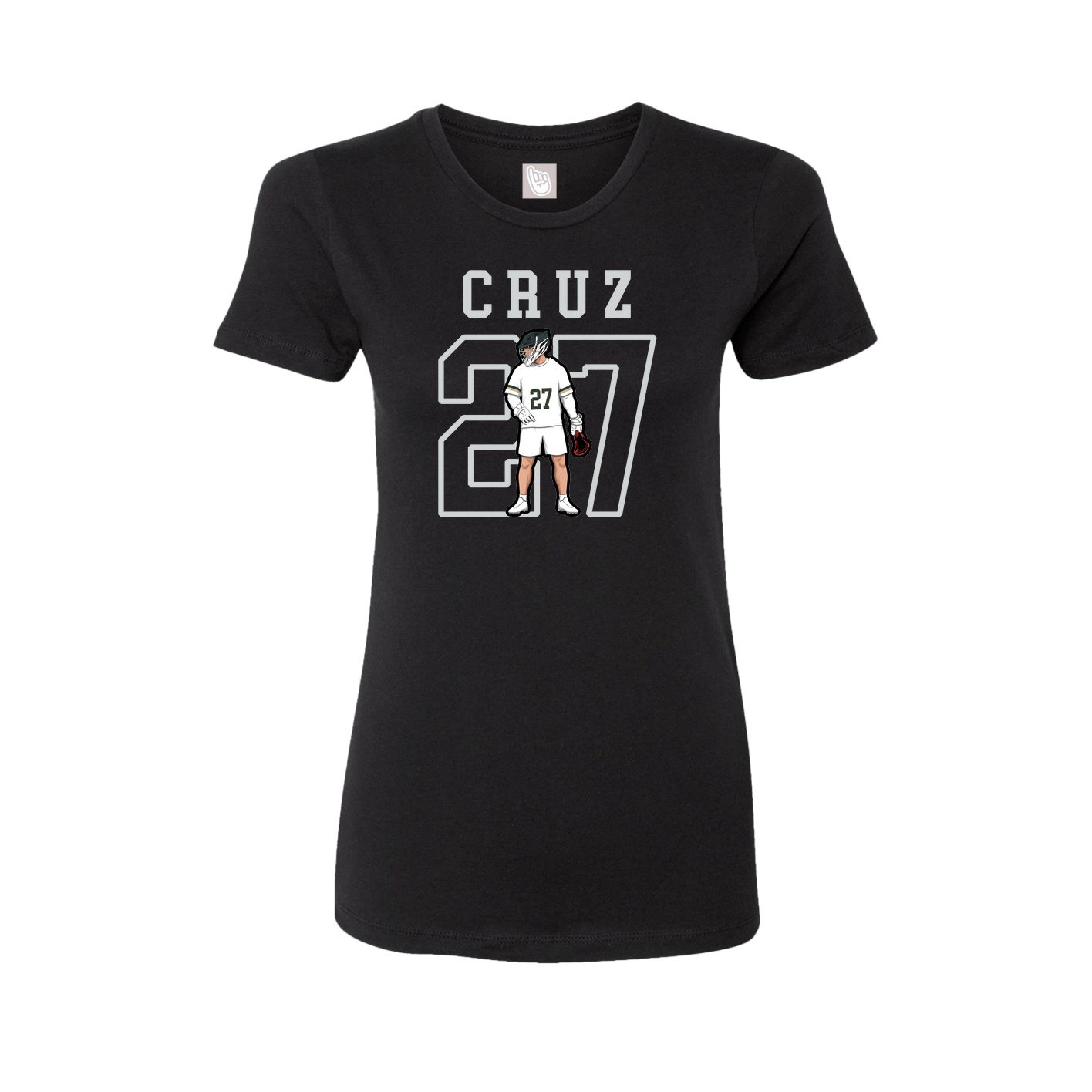 Fitted Women's Tee — Shirsey in Black
