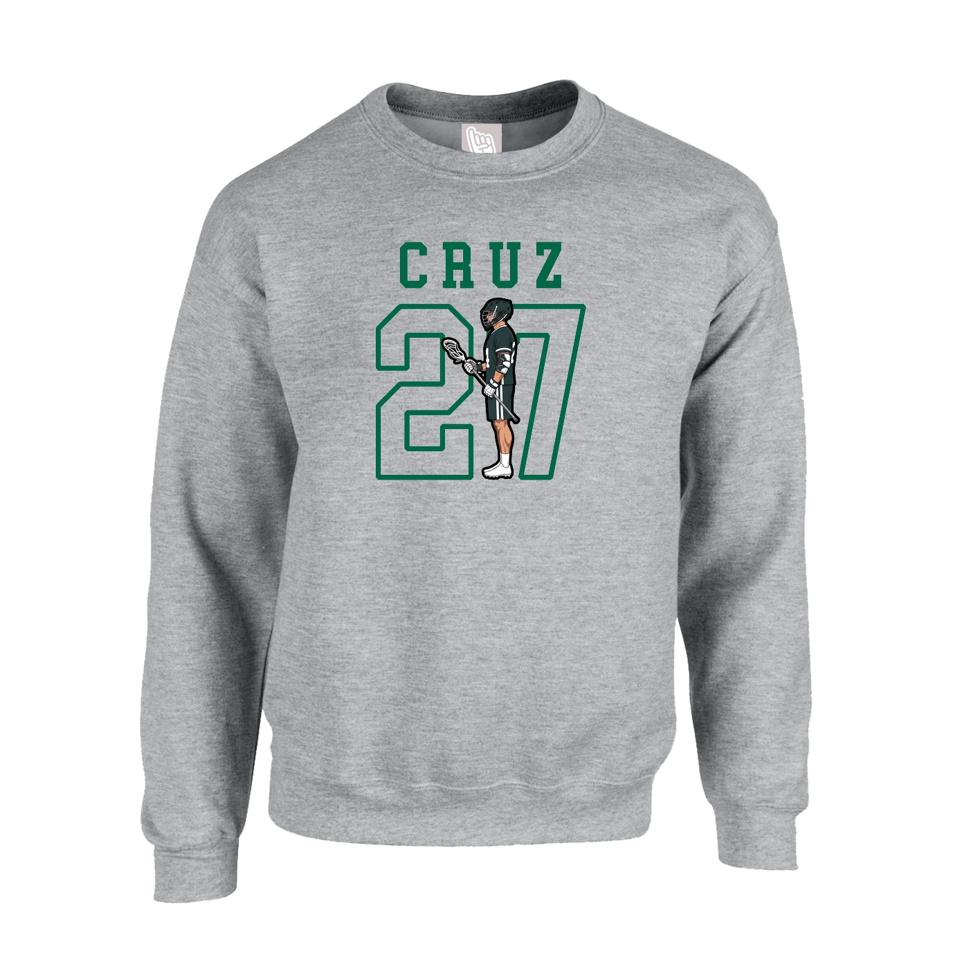Fleece Crew — Shirsey in Grey