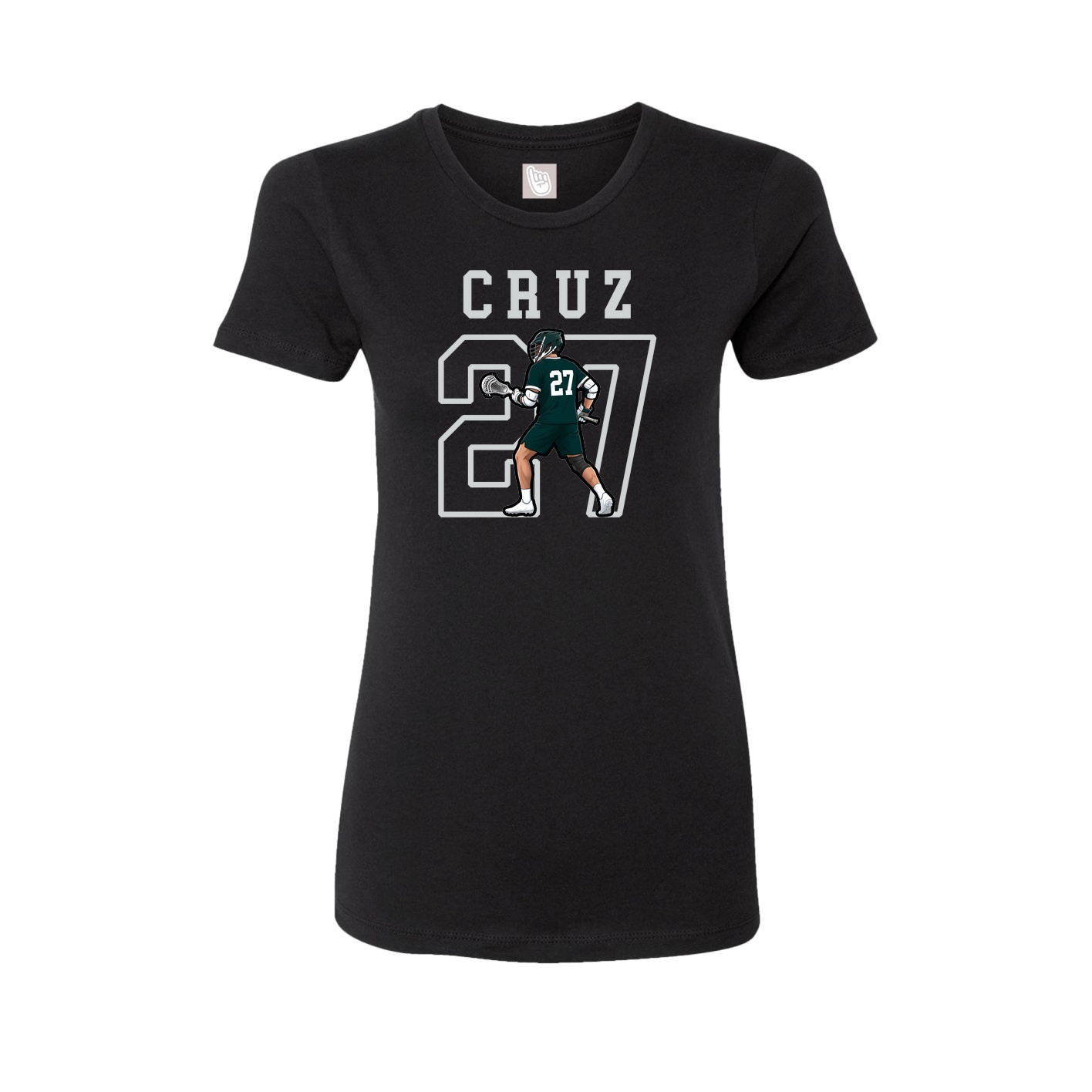 Fitted Women's Tee — Shirsey in Black