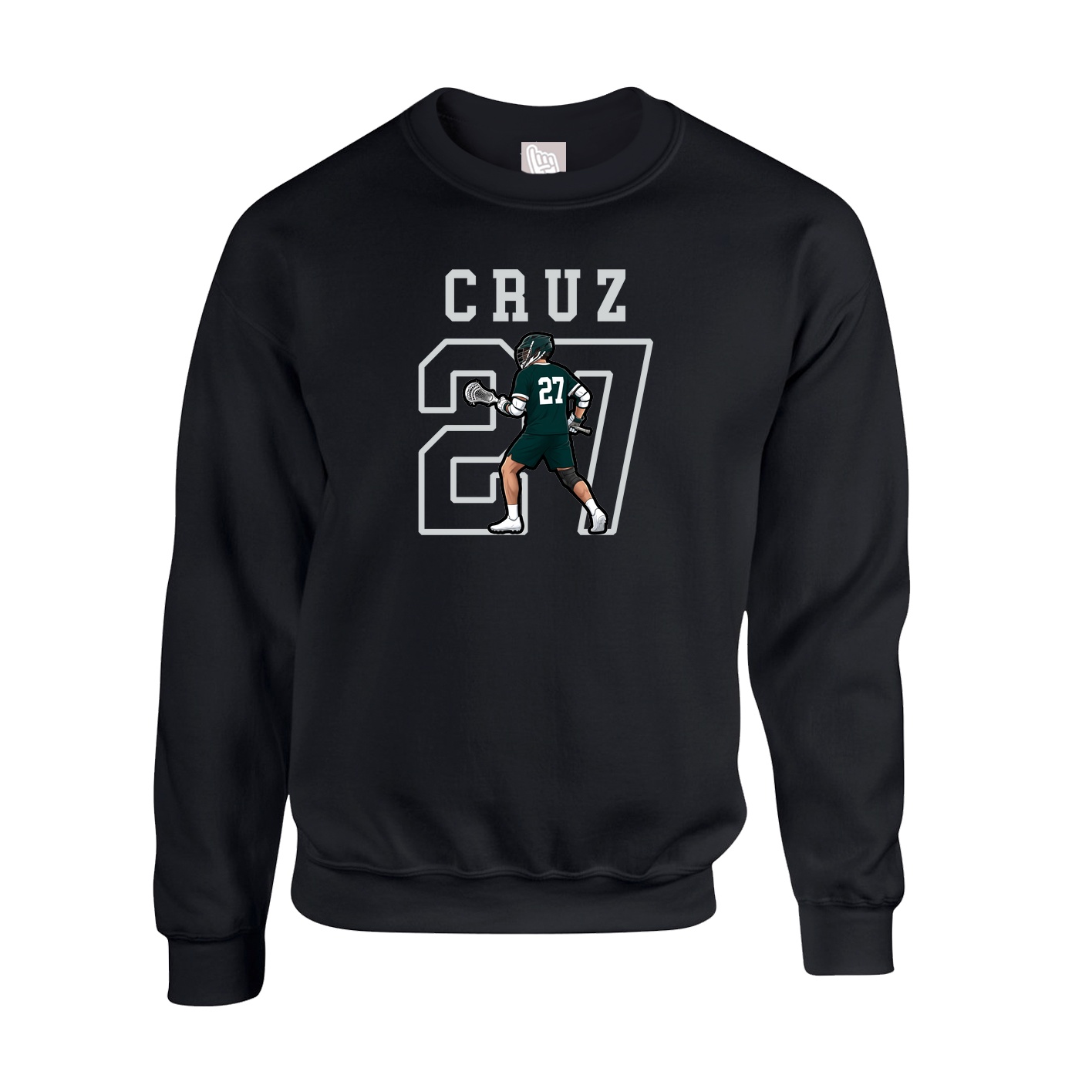 Fleece Crew — Shirsey in Black