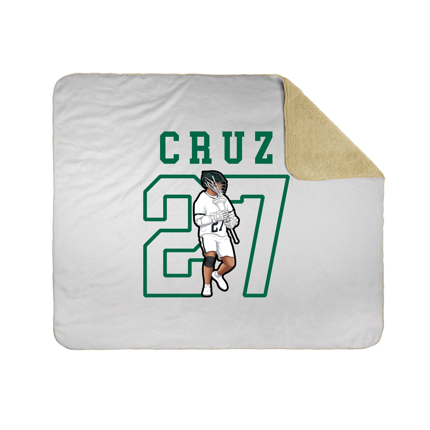 Throw Blanket — Shirsey in White